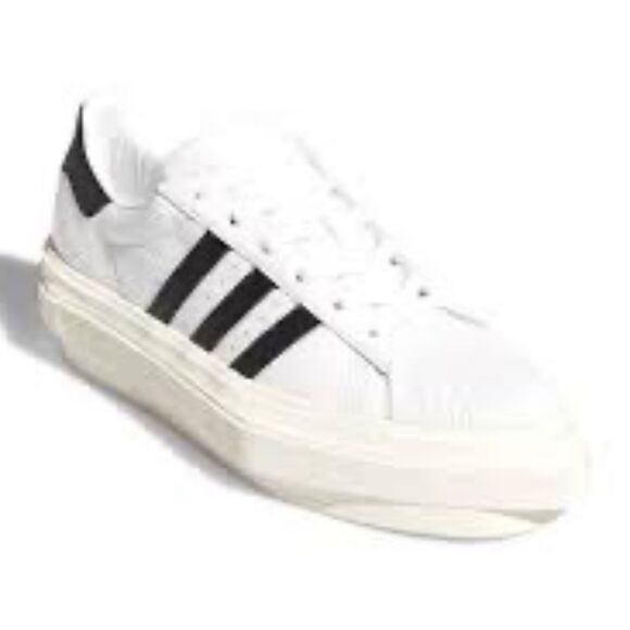 Adidas X Beyonce Ivy Park White and Black Superstar Pointed Toe Sneakers Sz 11 - Picture 2 of 9